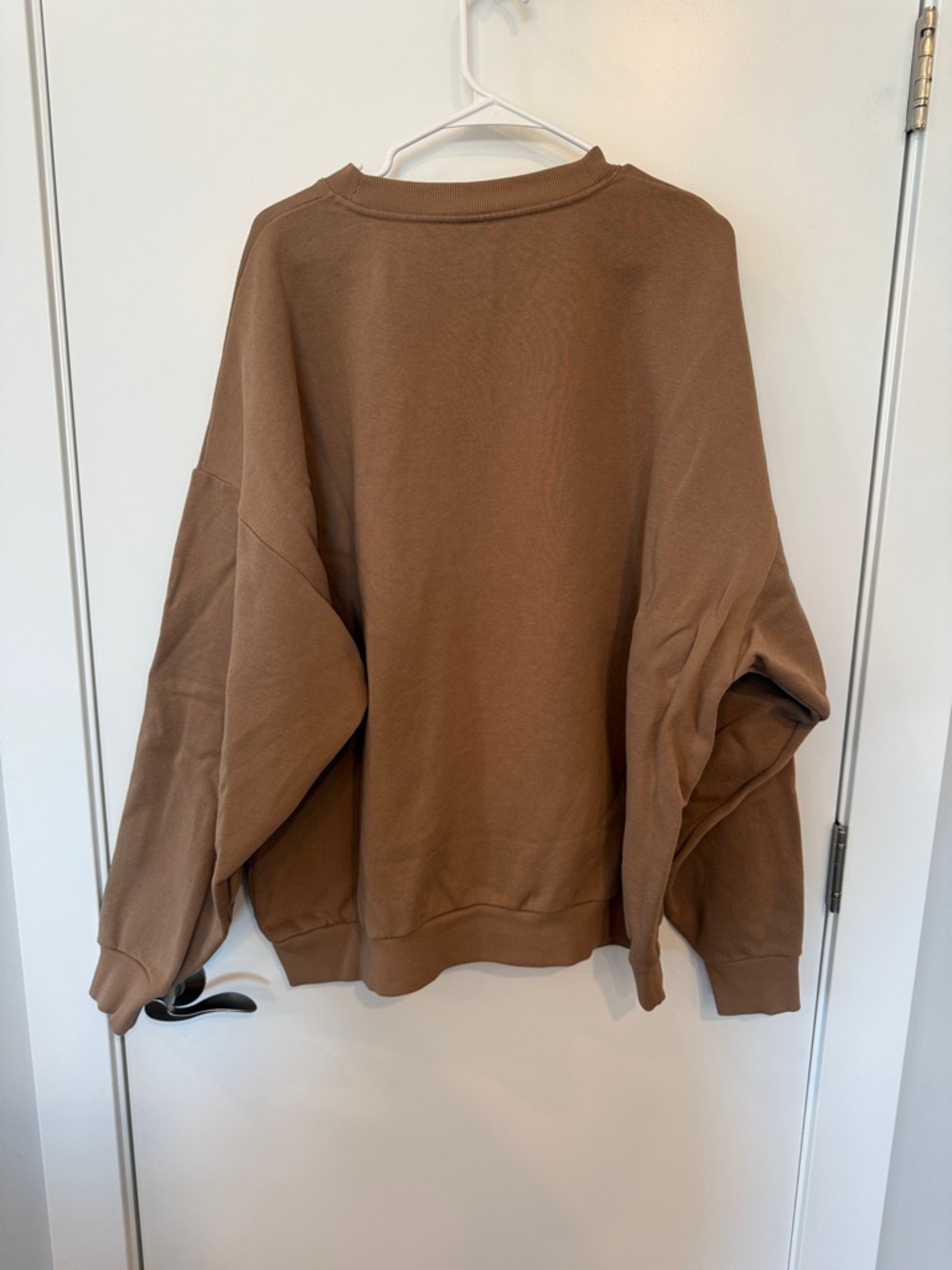 Alo Women's Crewneck Sweatshirt in Brown - Picture 4 of 5